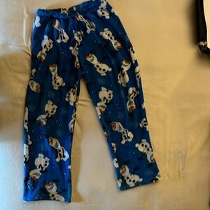Soft Disney Olaf pajama pants